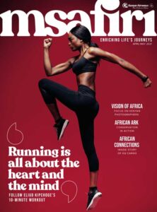 Msafiri magazine cover April-May 2021